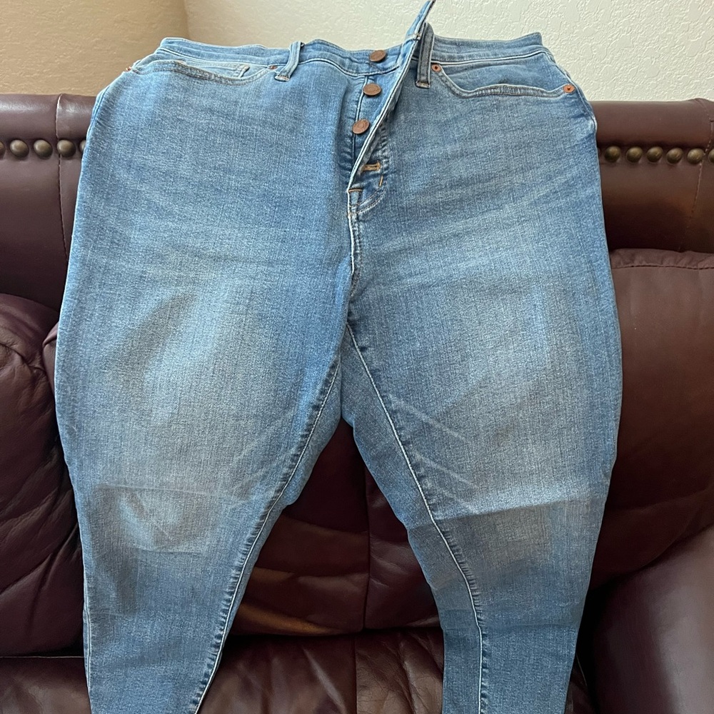 Madewell High Rise Blue Jeans
